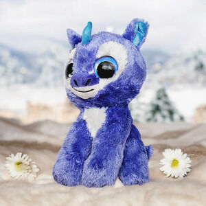 Lumo Stars Velvet the Unicorn Plush Stuffed Animal Toy Purple